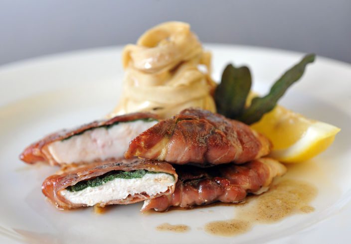 Chicken Saltimbocca with Crispy Sage Leaves Featured Image - Full Image