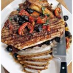 Sticky Roast Pork Belly with Tomatoes &#038; Olives Featured Image - Thumbnail Image