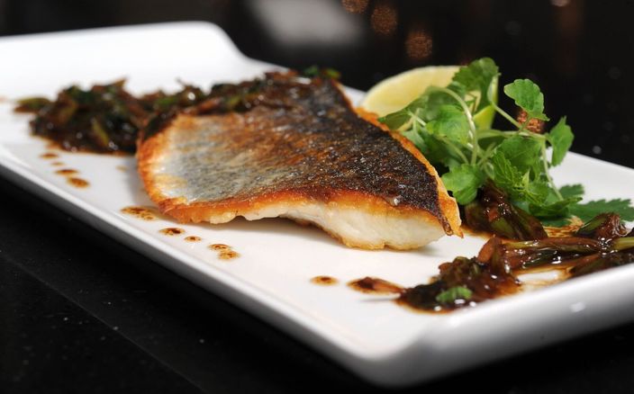 Seabass with Soy and Ginger Recipe Featured Image - Full Image