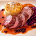 Venison with Red Cabbage Slaw Recipe Featured Image - Thumbnail Image