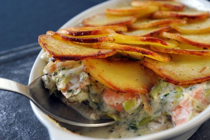 Smoked Haddock Pie with Potatoes Recipe Featured Image - Full Image