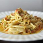 Crab Spaghetti with Chilli Recipe Featured Image - Thumbnail Image